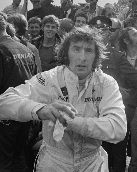 Portrait of Jackie Stewart