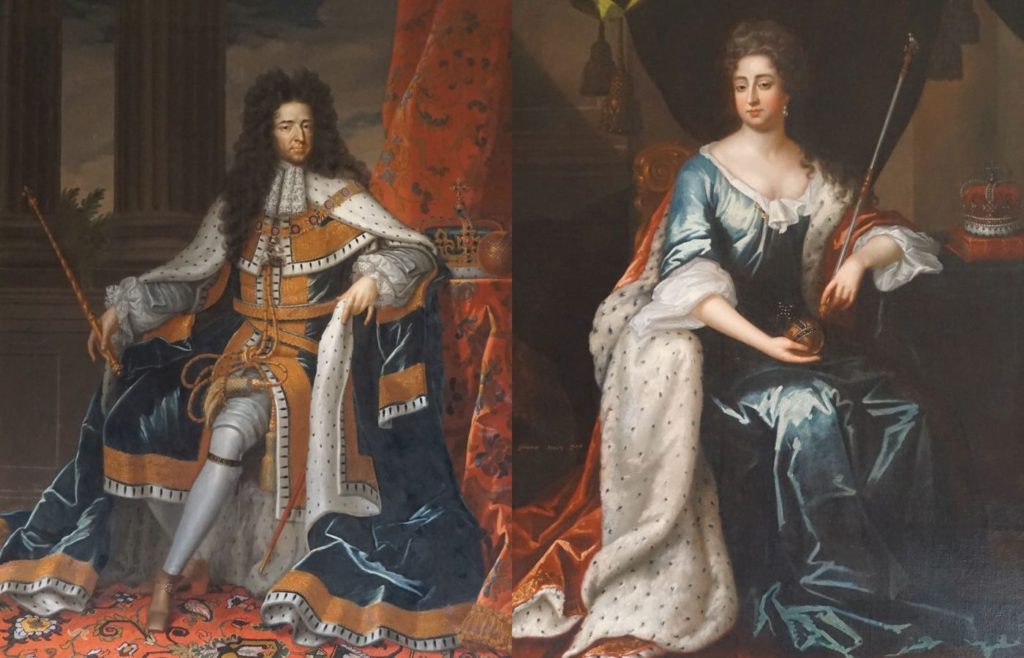 Portrait of William III and Mary II